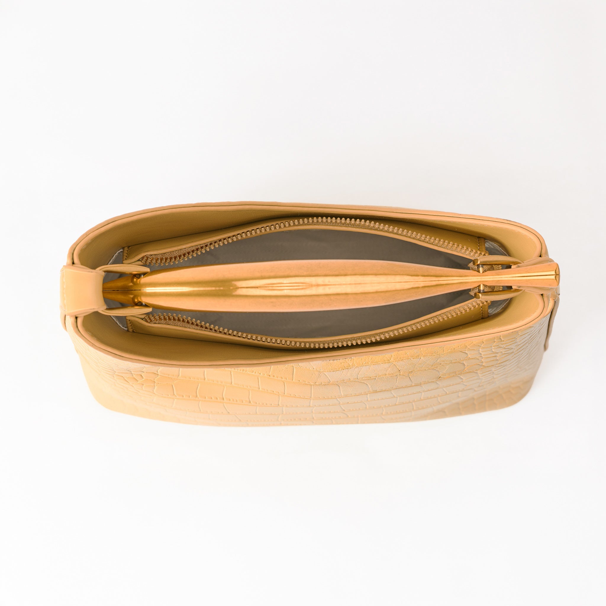Croco Asa Metálica Piel Vegana - Bolsa Crossbody | LUCKY TYGER