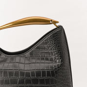 Croco Asa Metálica Piel Vegana - Bolsa Crossbody | LUCKY TYGER