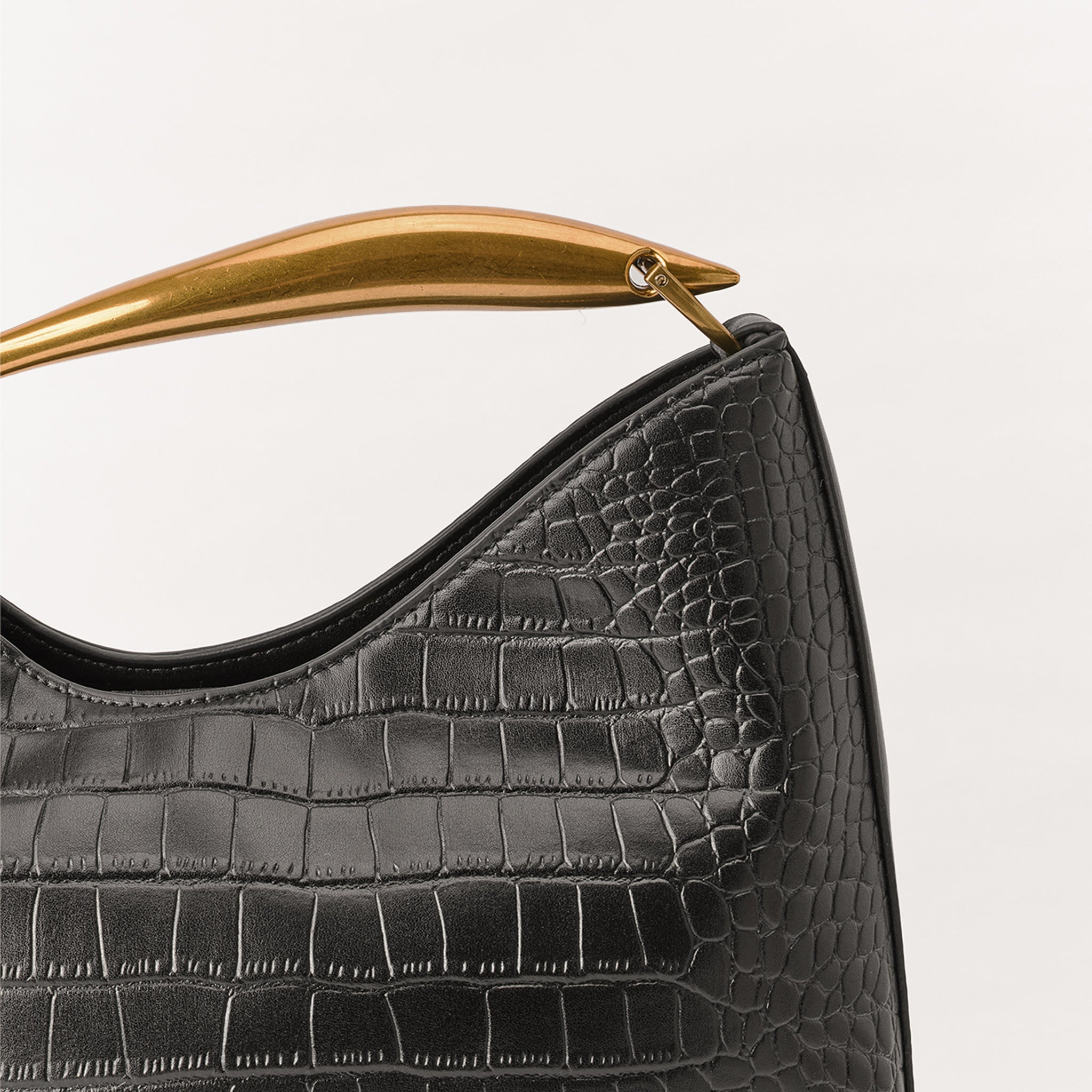 Croco Asa Metálica Piel Vegana - Bolsa Crossbody | LUCKY TYGER