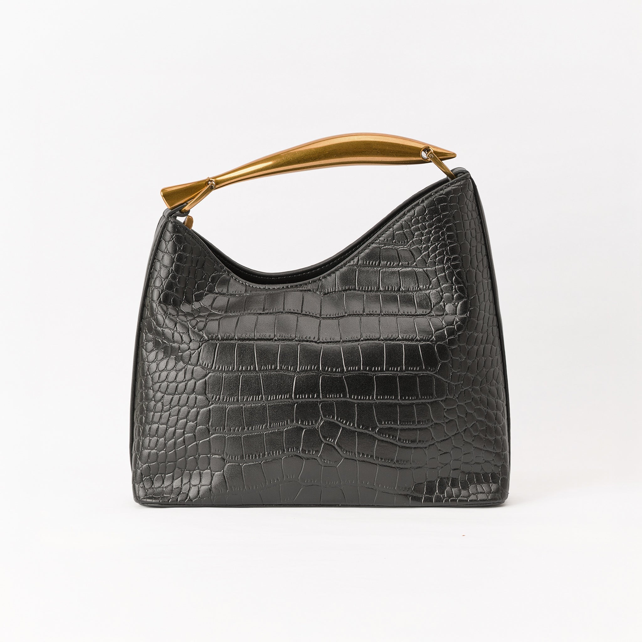 Croco Asa Metálica Piel Vegana - Bolsa Crossbody | LUCKY TYGER