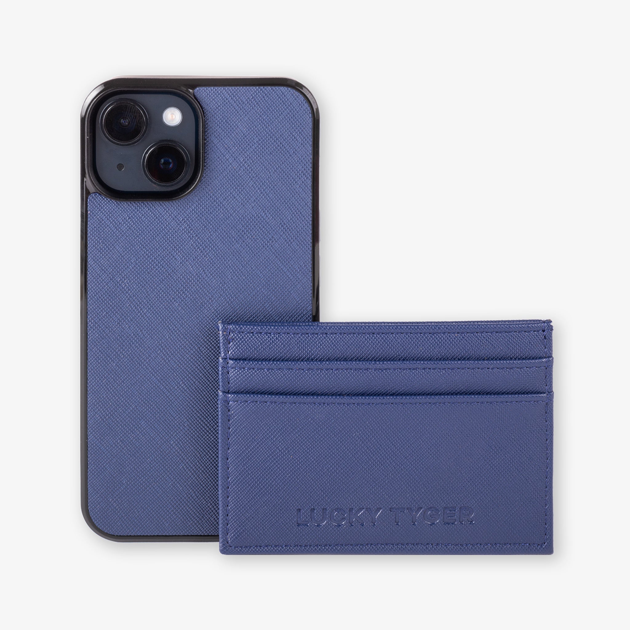 Gift Set iPhone Case y Tarjetero Saffiano - LUCKY TYGER