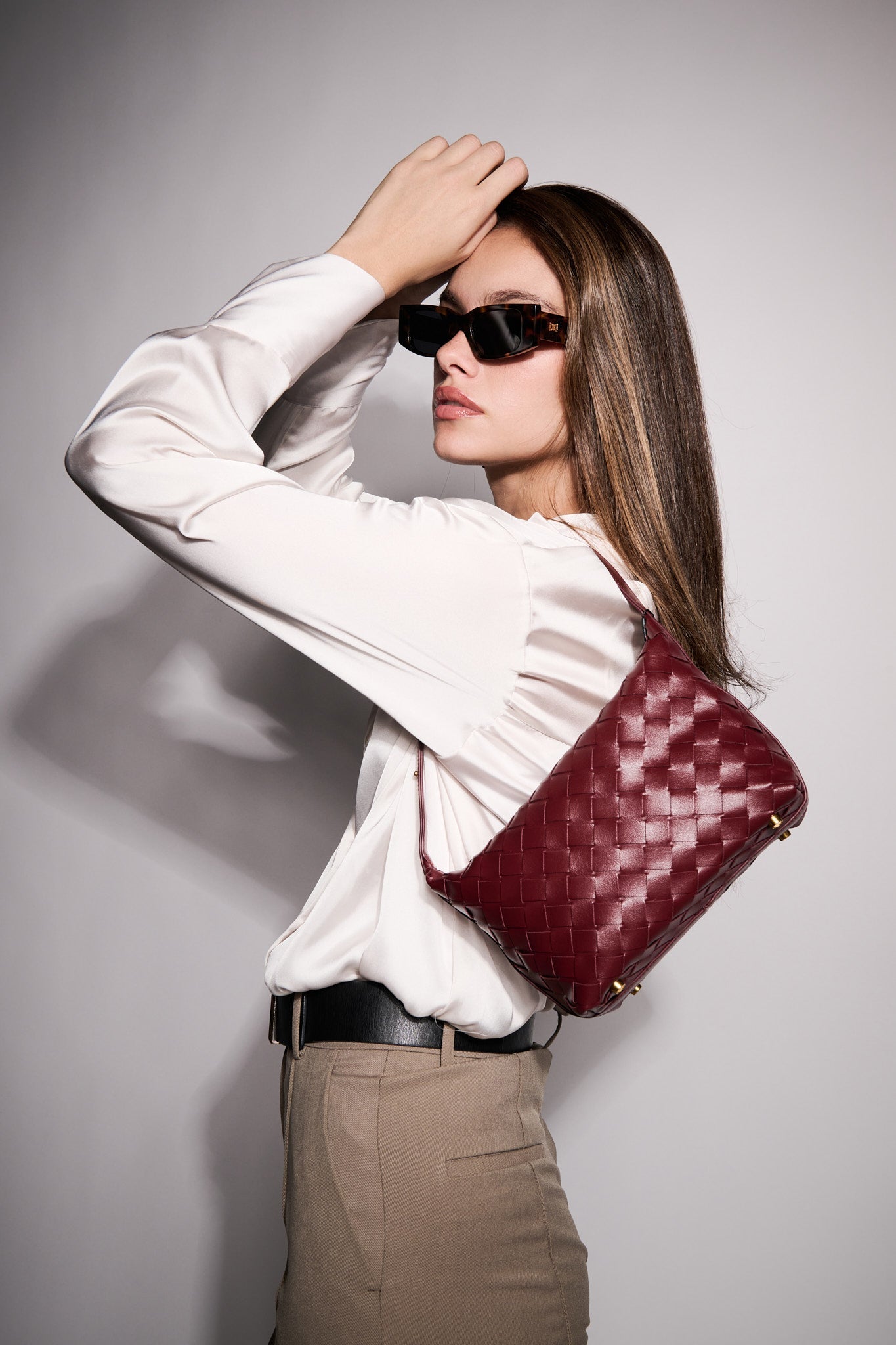 Hobo Trenzada Soft Piel Vegana - Bolsas de Hombro | LUCKY TYGER