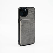 iPhone Case Cocodrilo con Tarjetero Gris - Fundas de Iphone | LUCKY TYGER