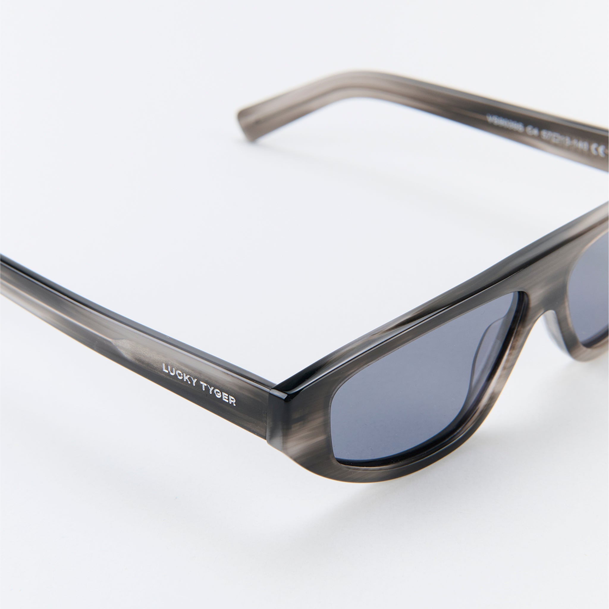 Jagger Lentes de Sol Angulares Gris - Lentes de Sol | LUCKY TYGER