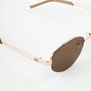 Lentes de Sol Oval Metal Espresso - Lentes de Sol | LUCKY TYGER