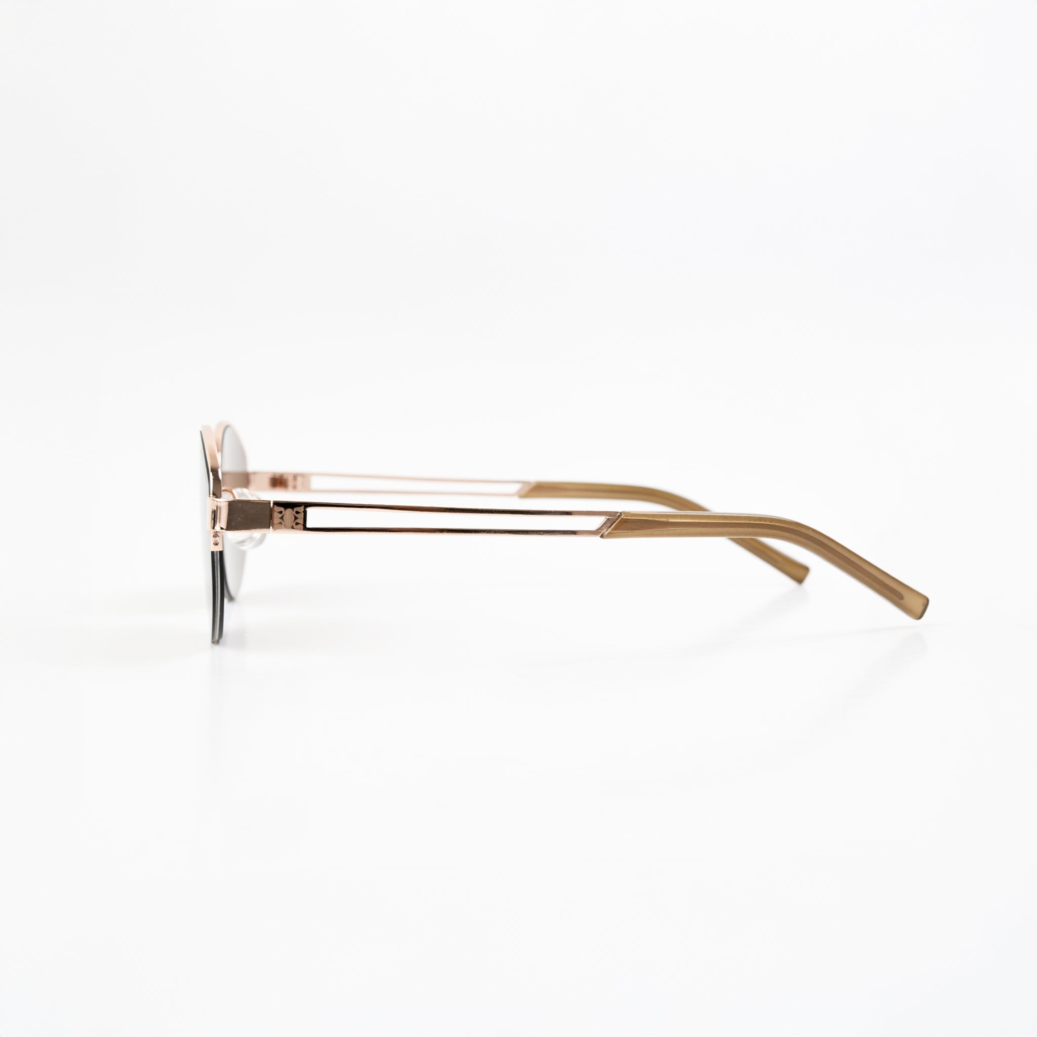 Lentes de Sol Oval Metal Espresso - Lentes de Sol | LUCKY TYGER