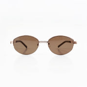 Lentes de Sol Oval Metal Espresso - Lentes de Sol | LUCKY TYGER