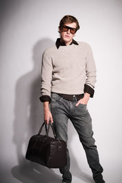 Maleta Duffle Bag Mediano Trenza Piel Vegana - Duffle Bags | LUCKY TYGER