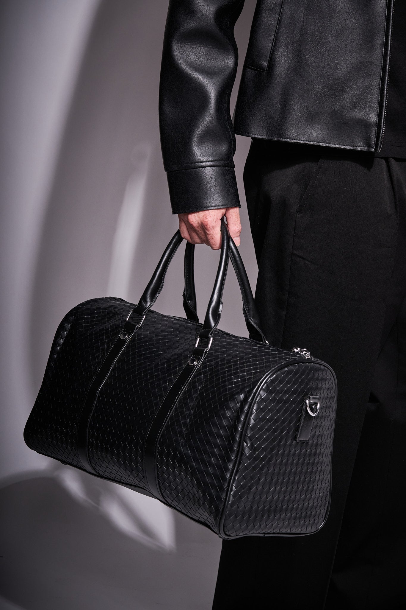 Maleta Duffle Bag Mediano Trenza Piel Vegana - Duffle Bags | LUCKY TYGER