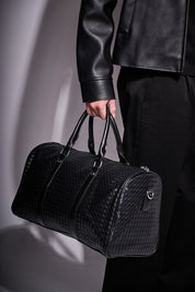 Maleta Duffle Bag Mediano Trenza Piel Vegana - Duffle Bags | LUCKY TYGER