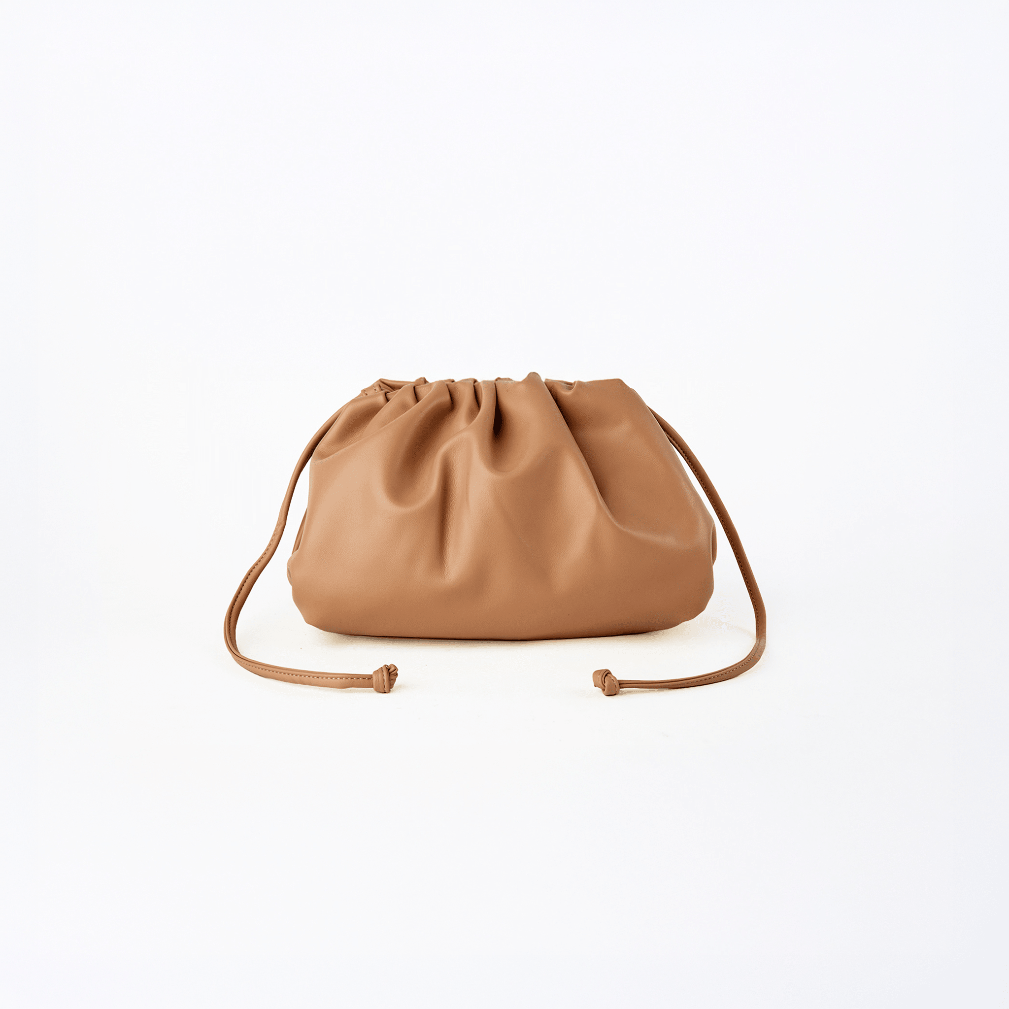 Mini Clutch Fruncido Piel Vegana - Bolsos de Mano | LUCKY TYGER