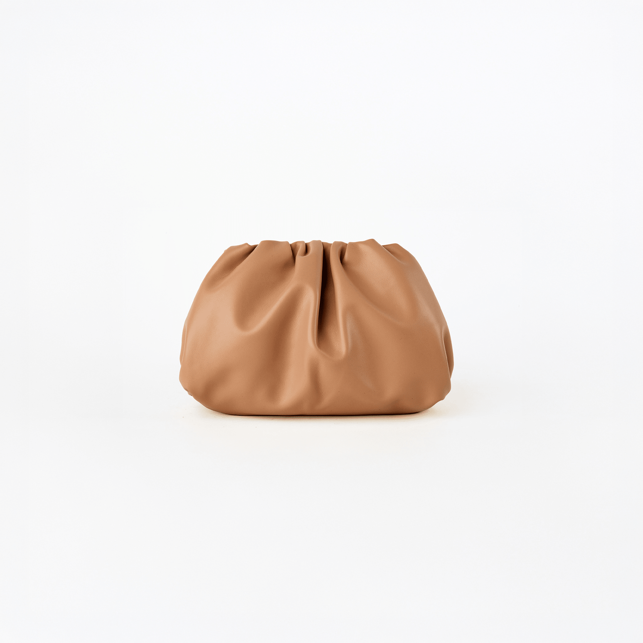 Mini Clutch Fruncido Piel Vegana - Bolsos de Mano | LUCKY TYGER