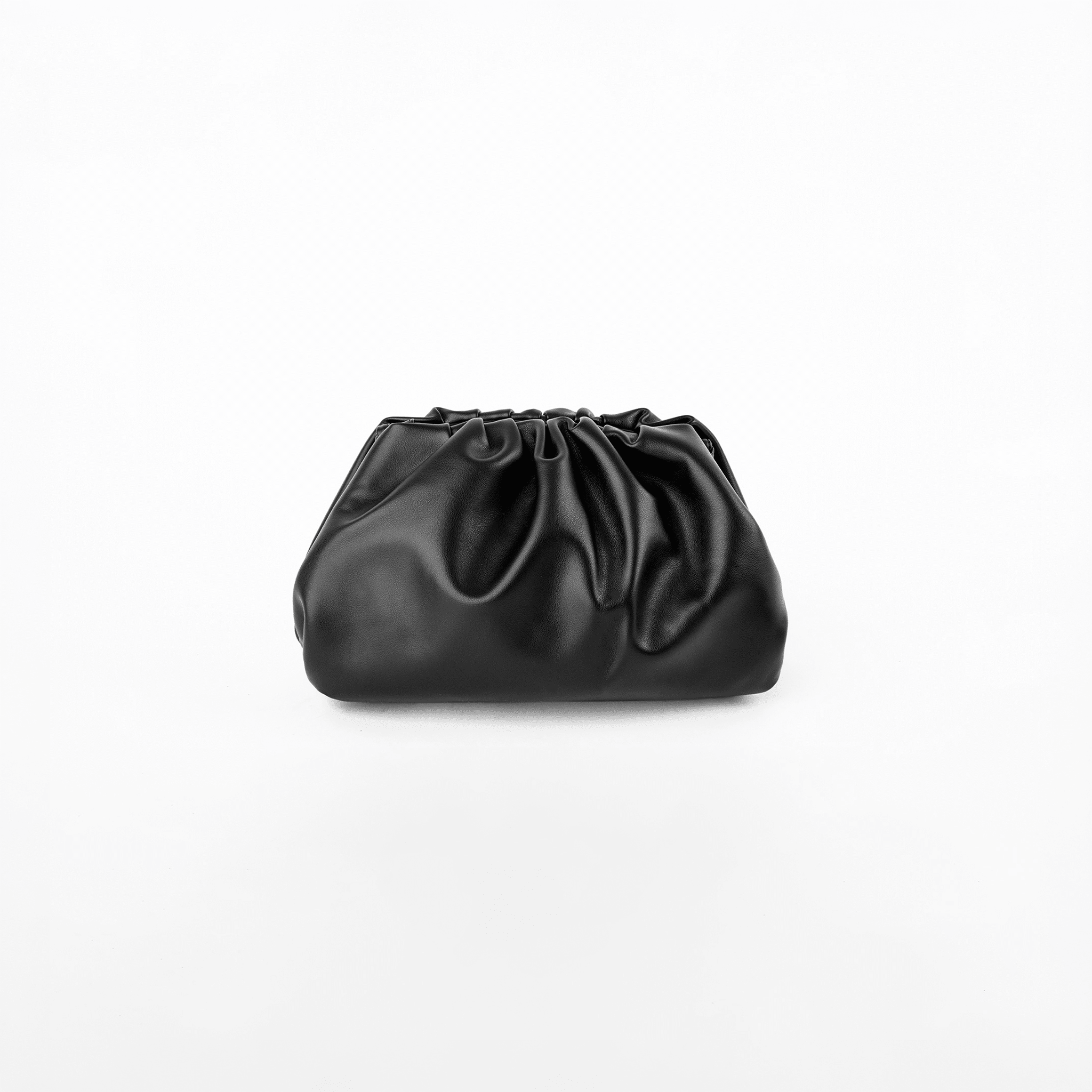 Mini Clutch Fruncido Piel Vegana - Bolsos de Mano | LUCKY TYGER