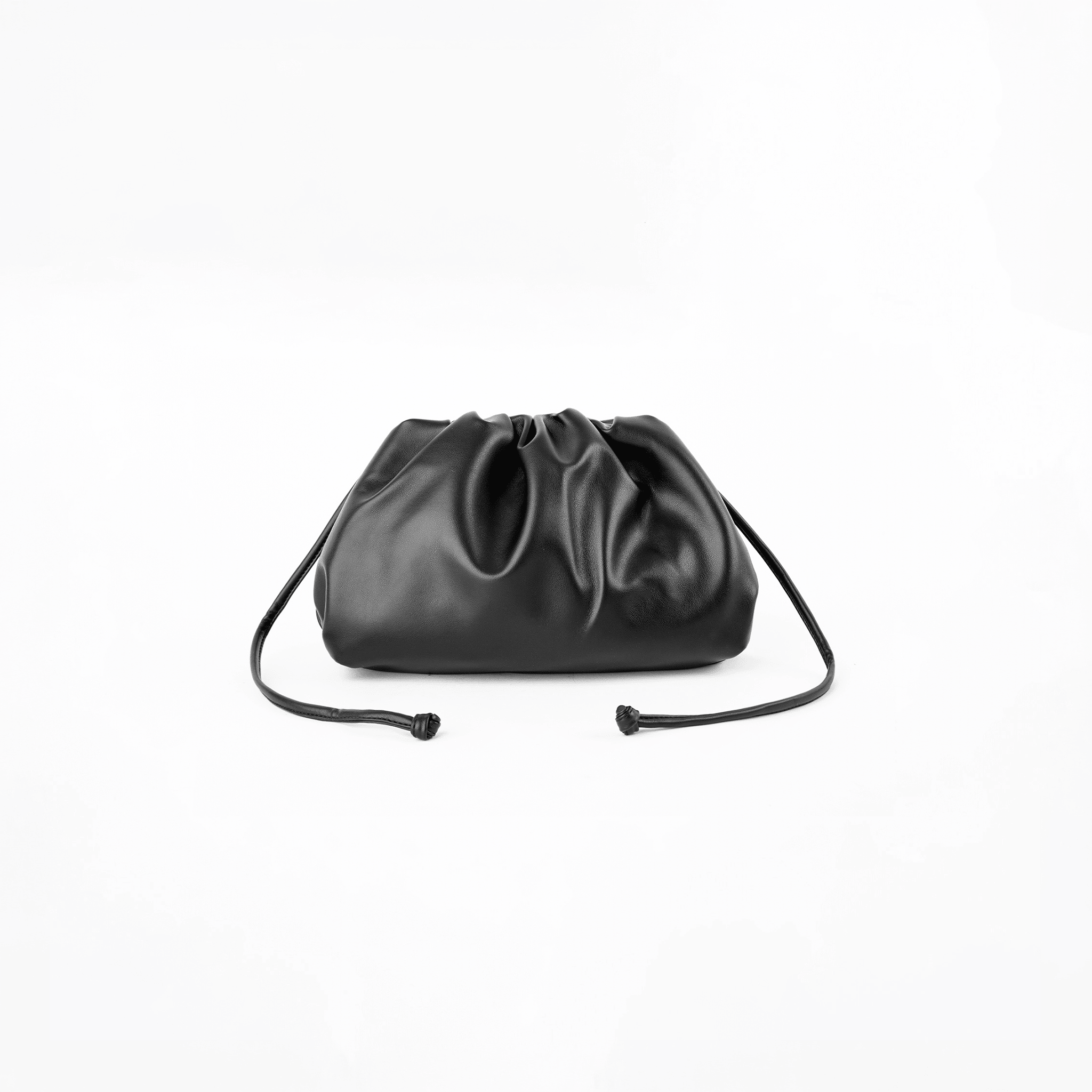 Mini Clutch Fruncido Piel Vegana - Bolsos de Mano | LUCKY TYGER