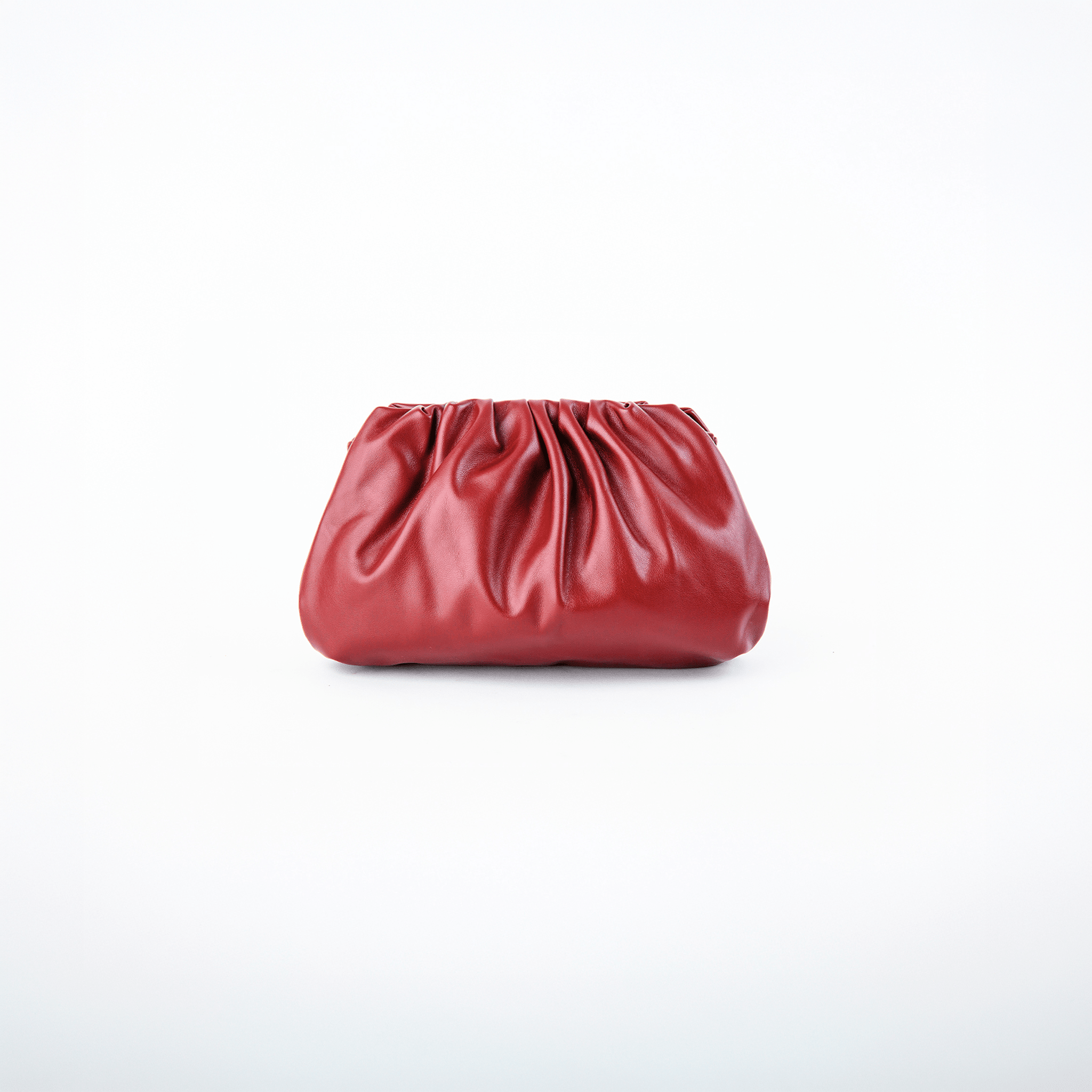 Mini Clutch Fruncido Piel Vegana - Bolsos de Mano | LUCKY TYGER