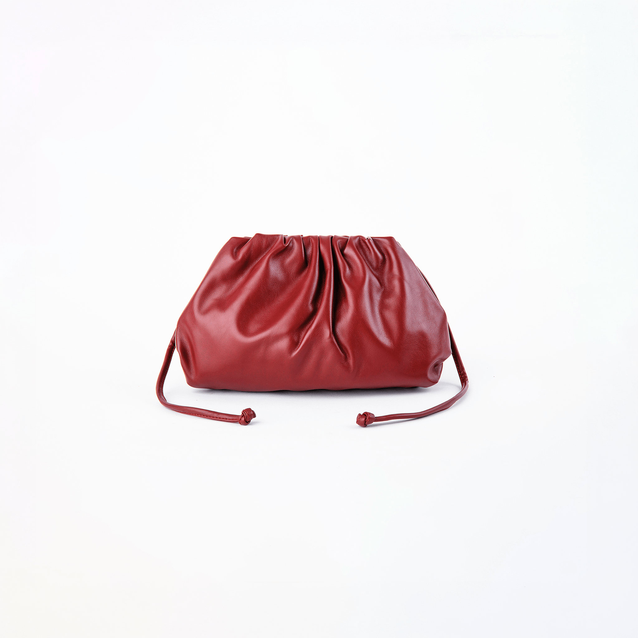 Mini Clutch Fruncido Piel Vegana - Bolsos de Mano | LUCKY TYGER