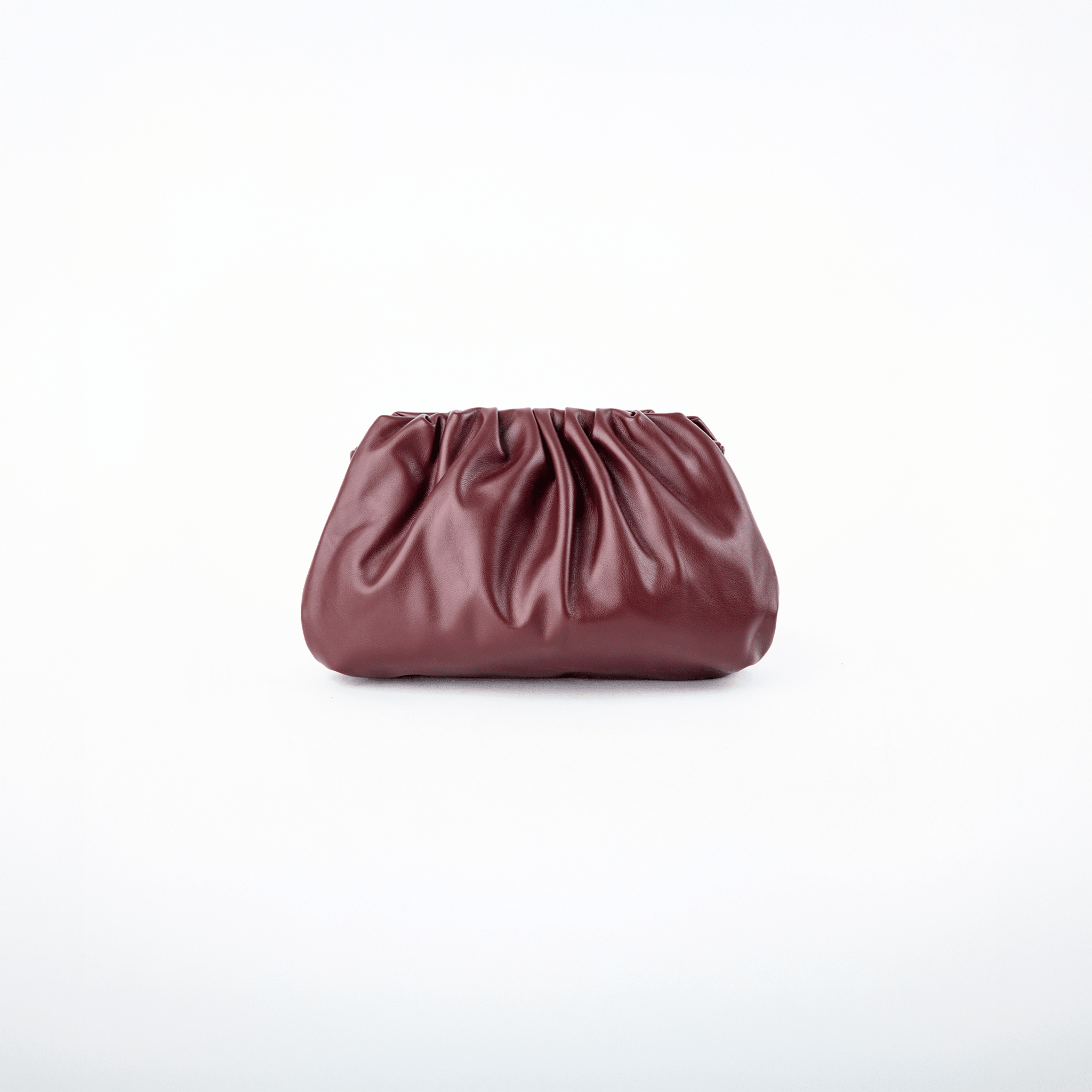 Mini Clutch Fruncido Piel Vegana - Bolsos de Mano | LUCKY TYGER