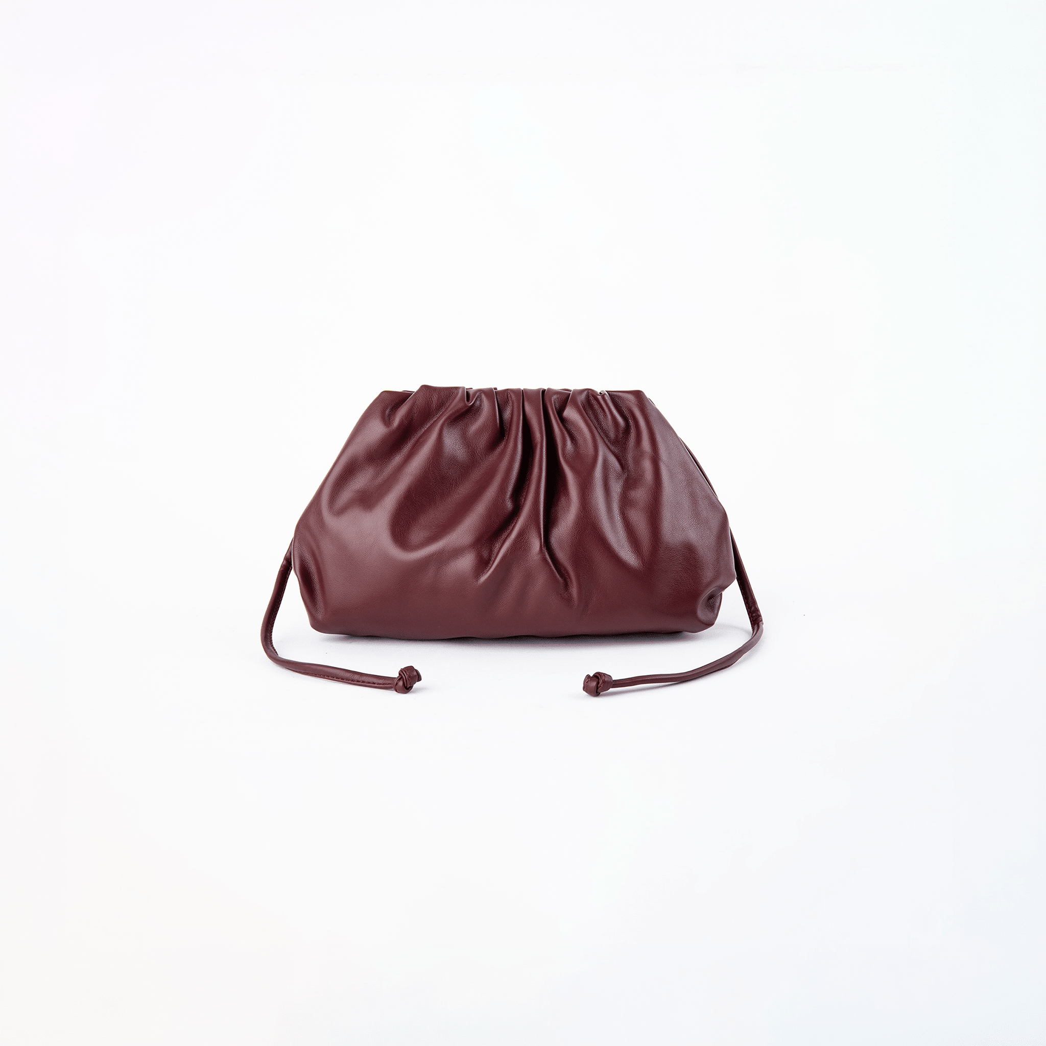 Mini Clutch Fruncido Piel Vegana - Bolsos de Mano | LUCKY TYGER