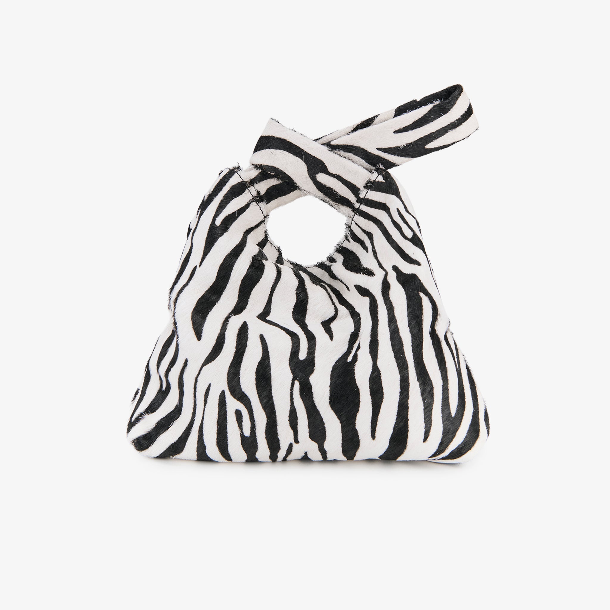 Mini Knot Bag Zebra - Bolsa Crossbody | LUCKY TYGER