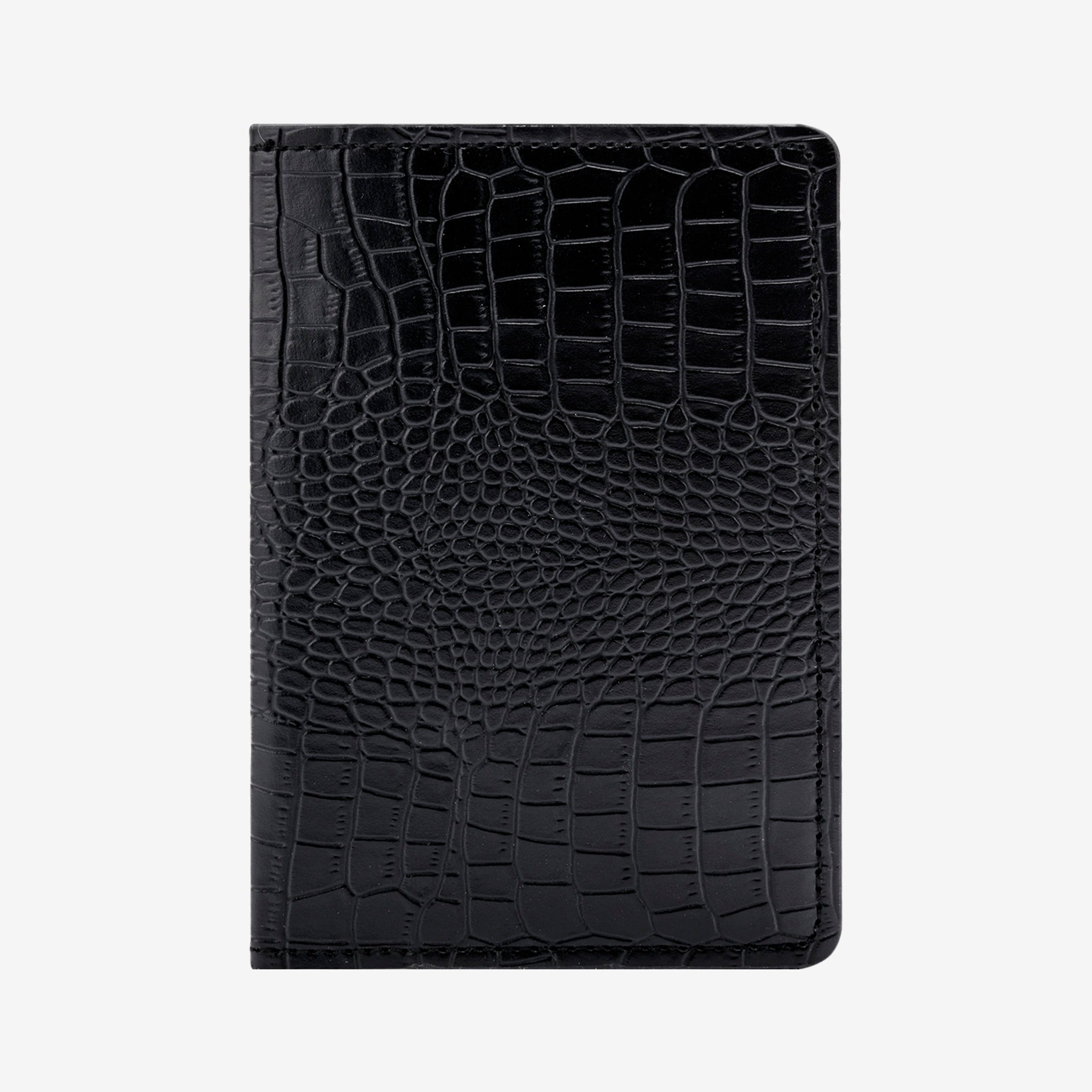 Porta Pasaporte Cocodrilo Cuero Vegano - LUCKY TYGER