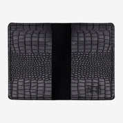 Porta Pasaporte Cocodrilo Cuero Vegano - LUCKY TYGER