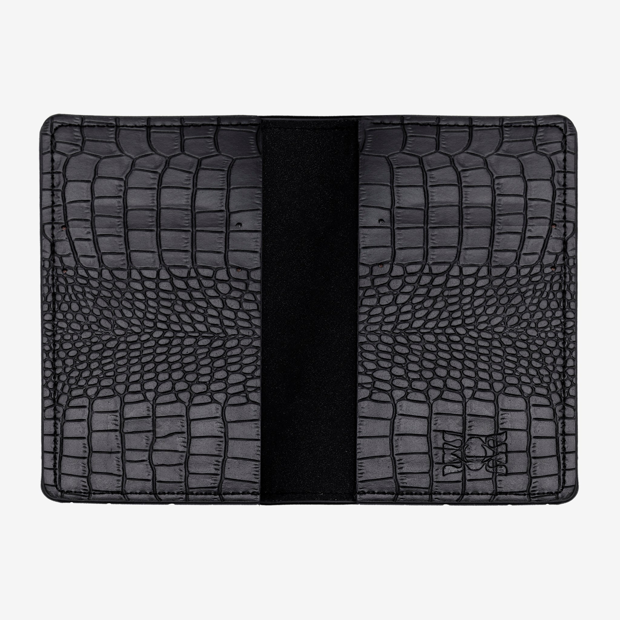 Porta Pasaporte Cocodrilo Cuero Vegano - LUCKY TYGER