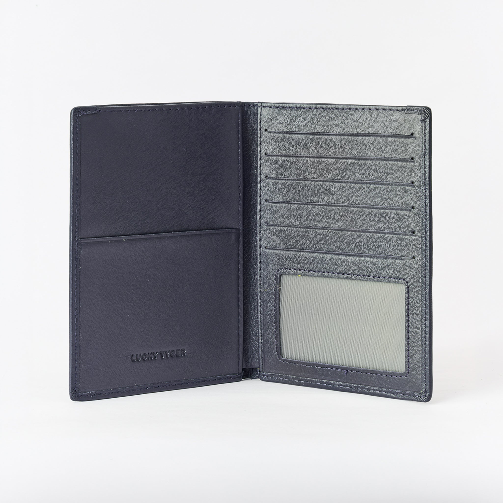 Porta Pasaporte Trenza De Cuero - LUCKY TYGER