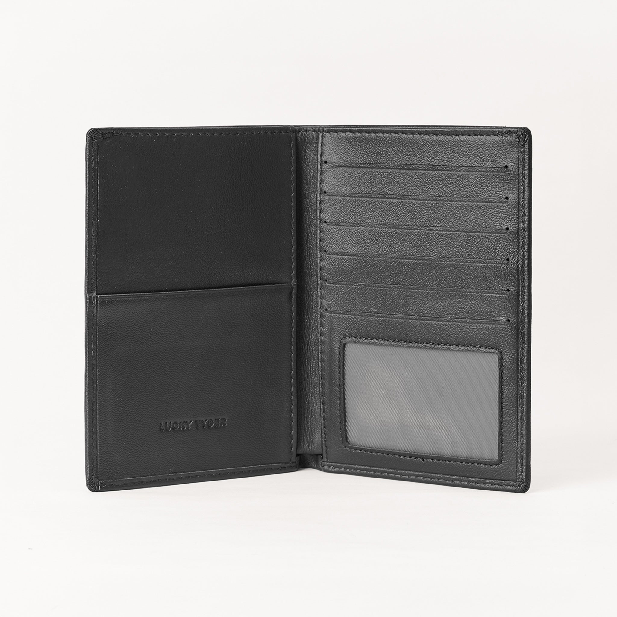 Porta Pasaporte Trenza De Cuero - LUCKY TYGER