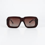 Roma Lentes de Sol Oversized Oxblood - Lentes de Sol | LUCKY TYGER