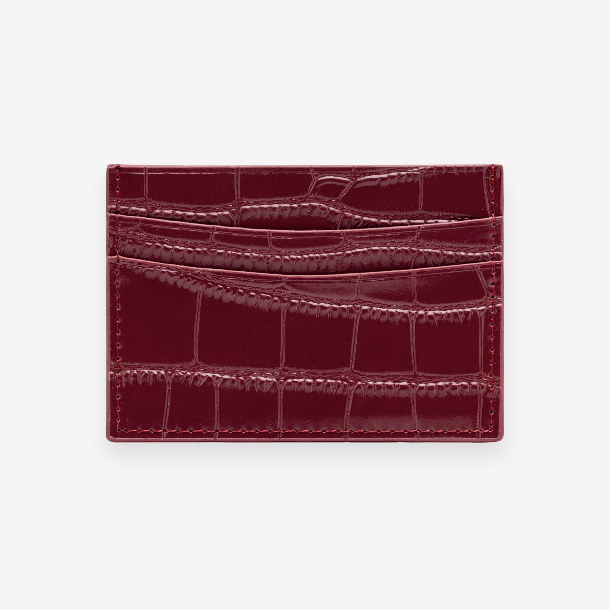 Tarjetero de Cuero Cocodrilo - LUCKY TYGER