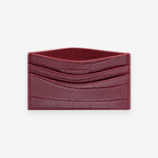 Tarjetero de Cuero Cocodrilo - LUCKY TYGER