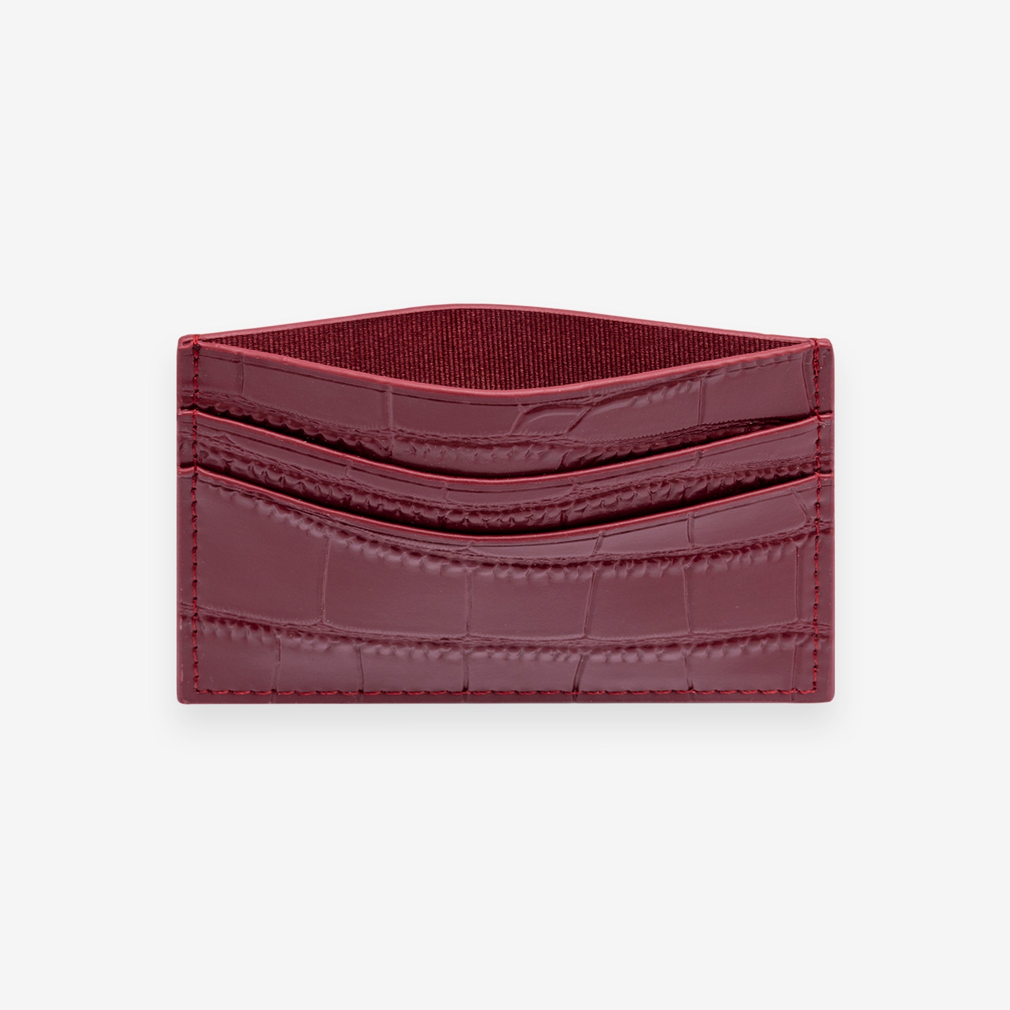 Tarjetero de Cuero Cocodrilo - LUCKY TYGER