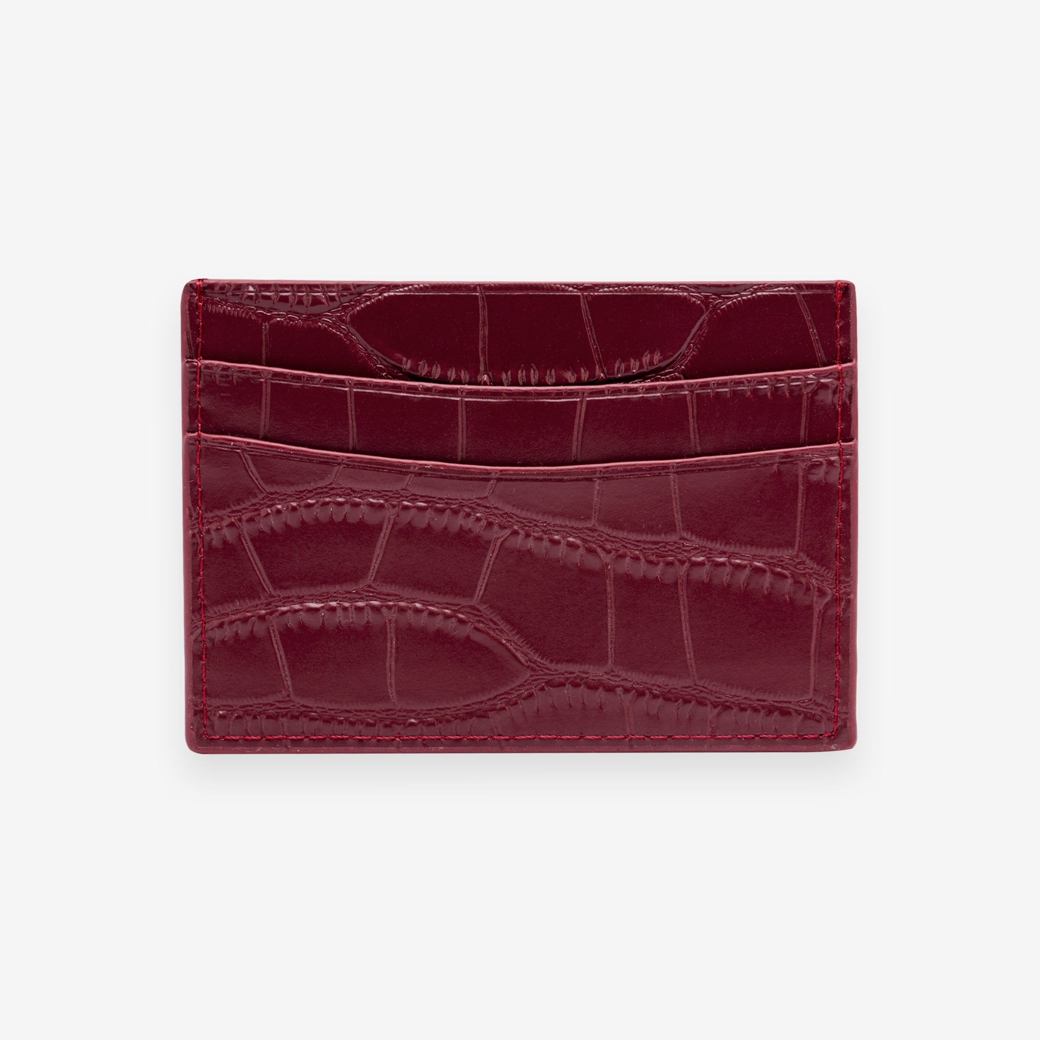 Tarjetero de Cuero Cocodrilo - LUCKY TYGER