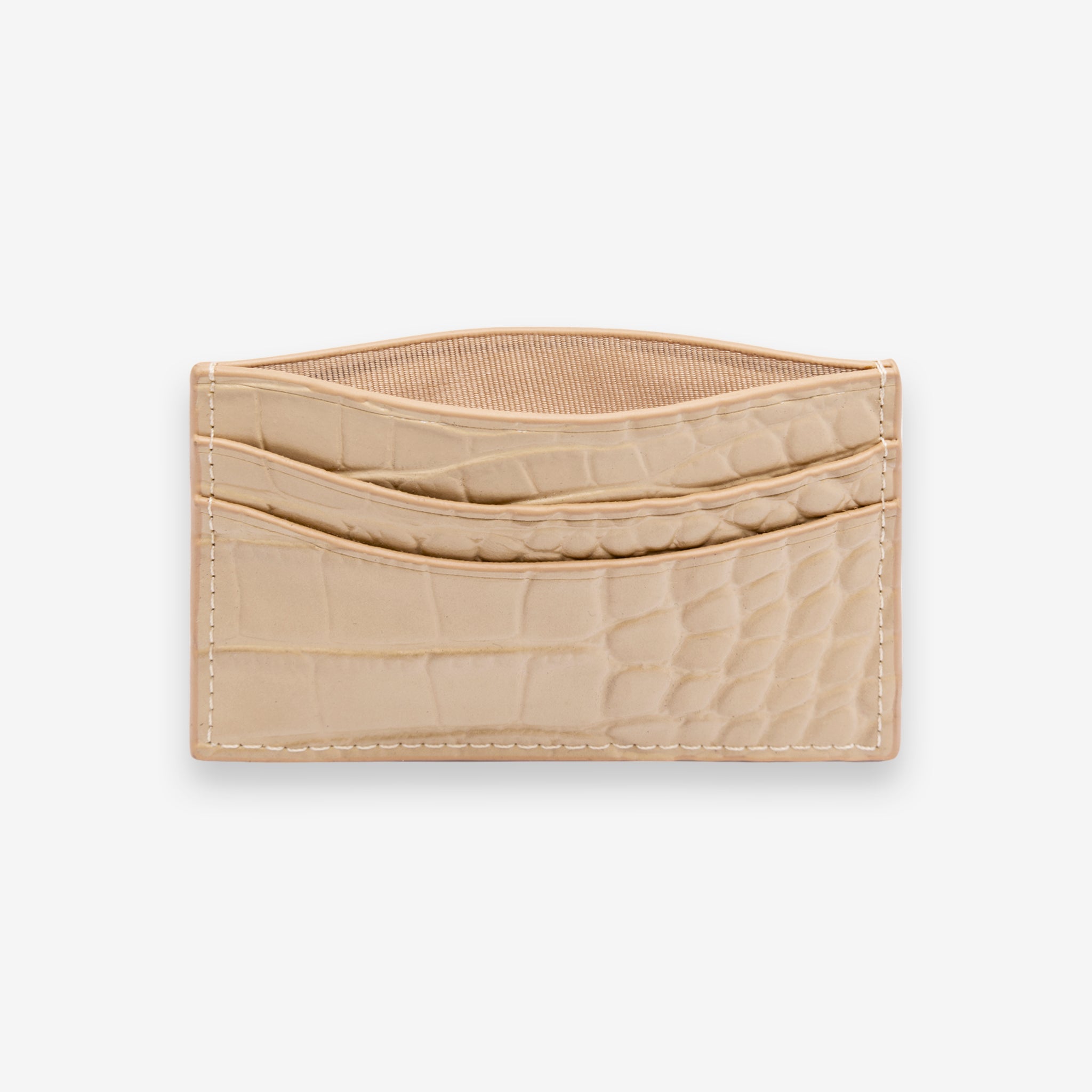 Tarjetero de Cuero Cocodrilo - LUCKY TYGER