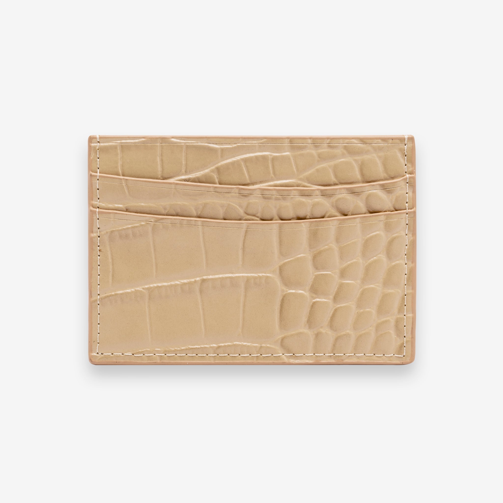 Tarjetero de Cuero Cocodrilo - LUCKY TYGER