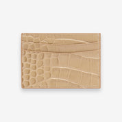 Tarjetero de Cuero Cocodrilo - LUCKY TYGER