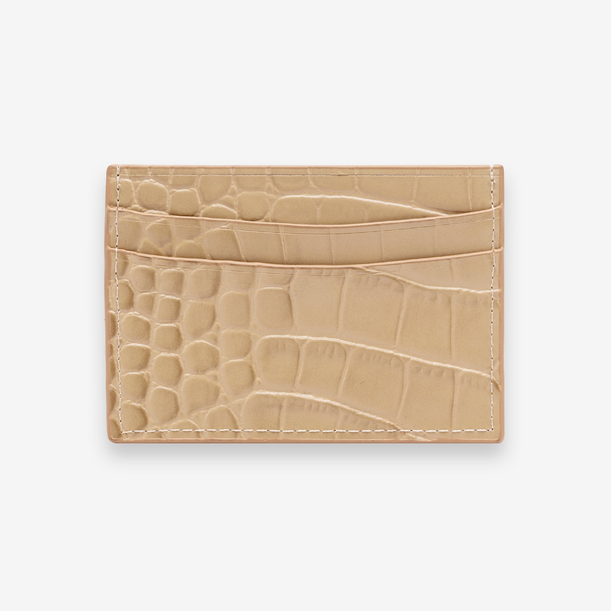 Tarjetero de Cuero Cocodrilo - LUCKY TYGER