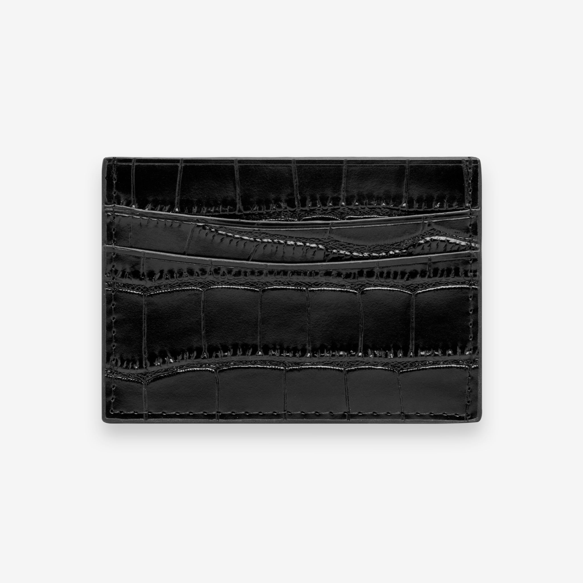 Tarjetero de Cuero Cocodrilo - LUCKY TYGER