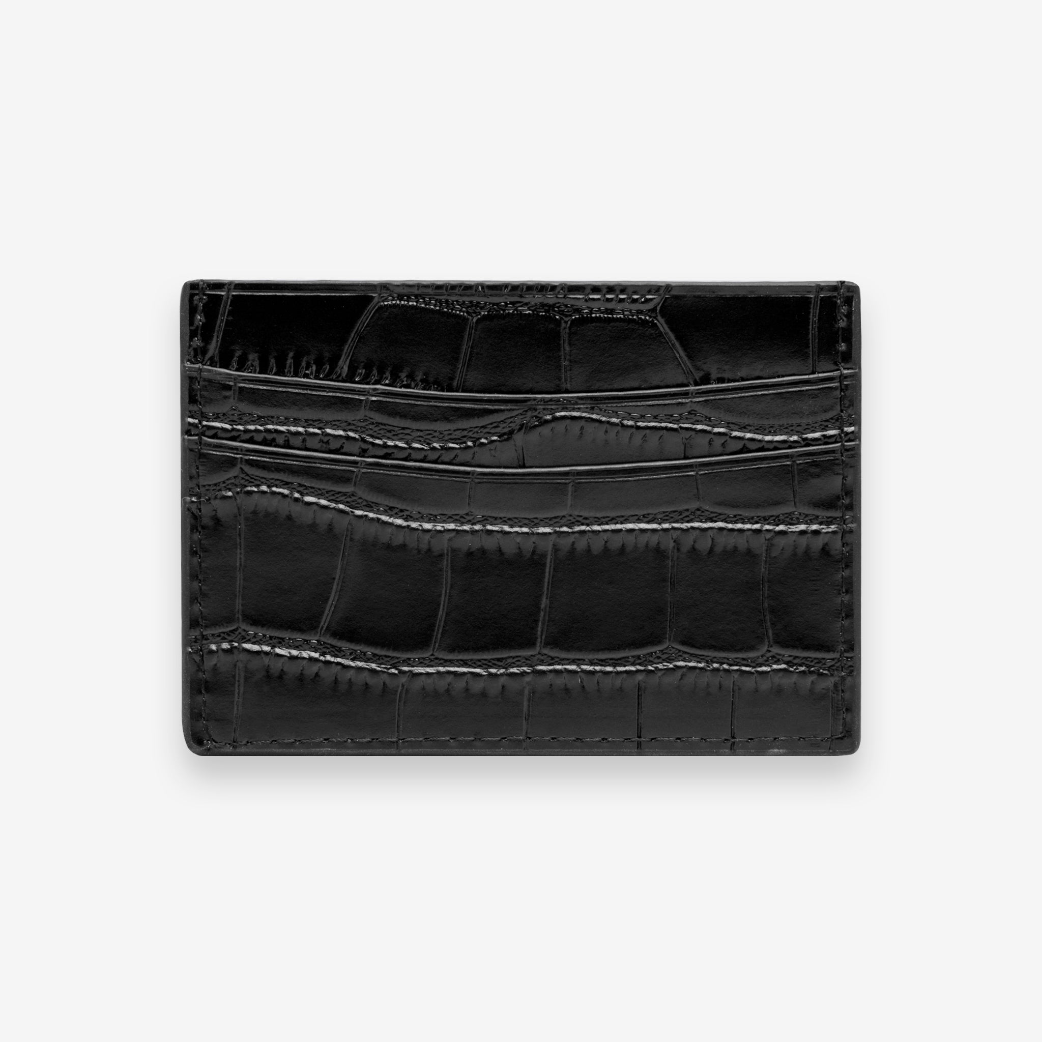 Tarjetero de Cuero Cocodrilo - LUCKY TYGER