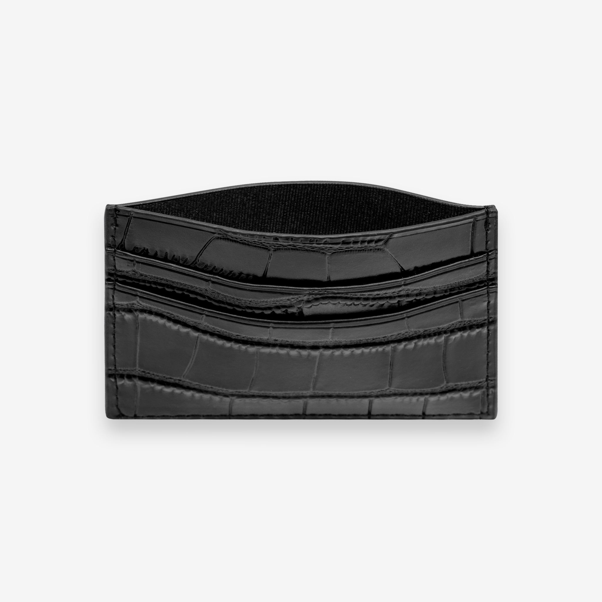 Tarjetero de Cuero Cocodrilo - LUCKY TYGER