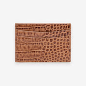 Tarjetero de Cuero Cocodrilo - LUCKY TYGER