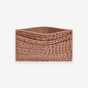 Tarjetero de Cuero Cocodrilo - LUCKY TYGER