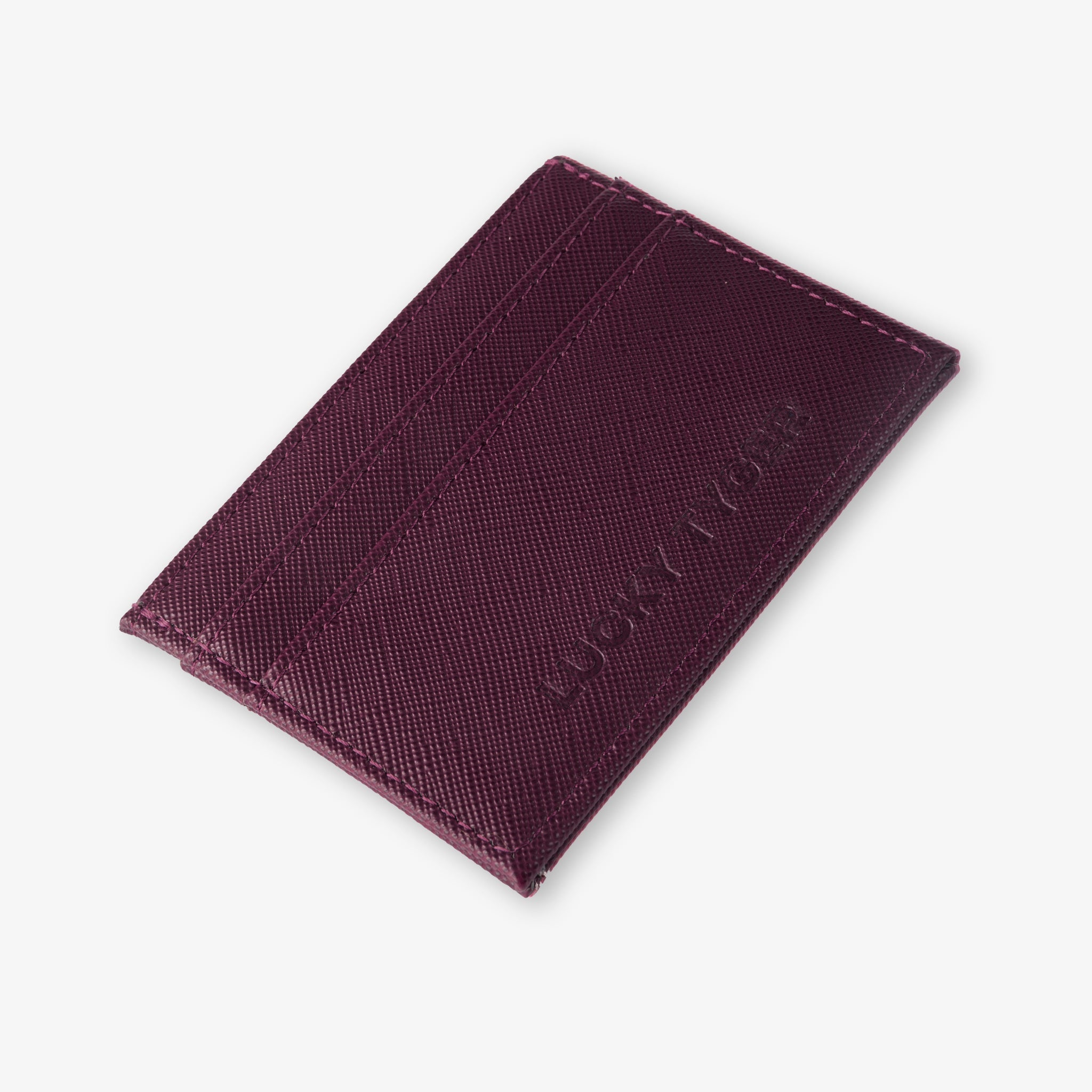 Tarjetero de Cuero Saffiano - LUCKY TYGER