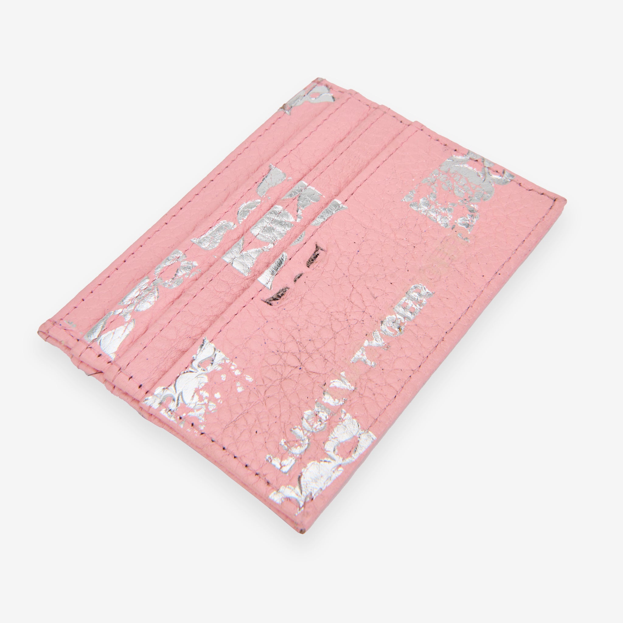 Tarjetero Estampado de Cuero Lichi - LUCKY TYGER