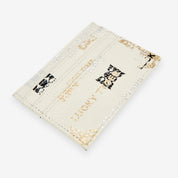 Tarjetero Estampado de Cuero Lichi - LUCKY TYGER