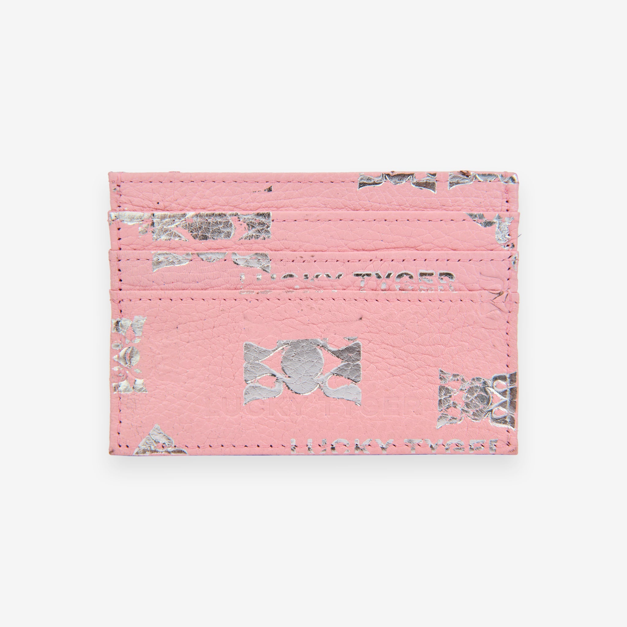 Tarjetero Estampado de Cuero Lichi - LUCKY TYGER