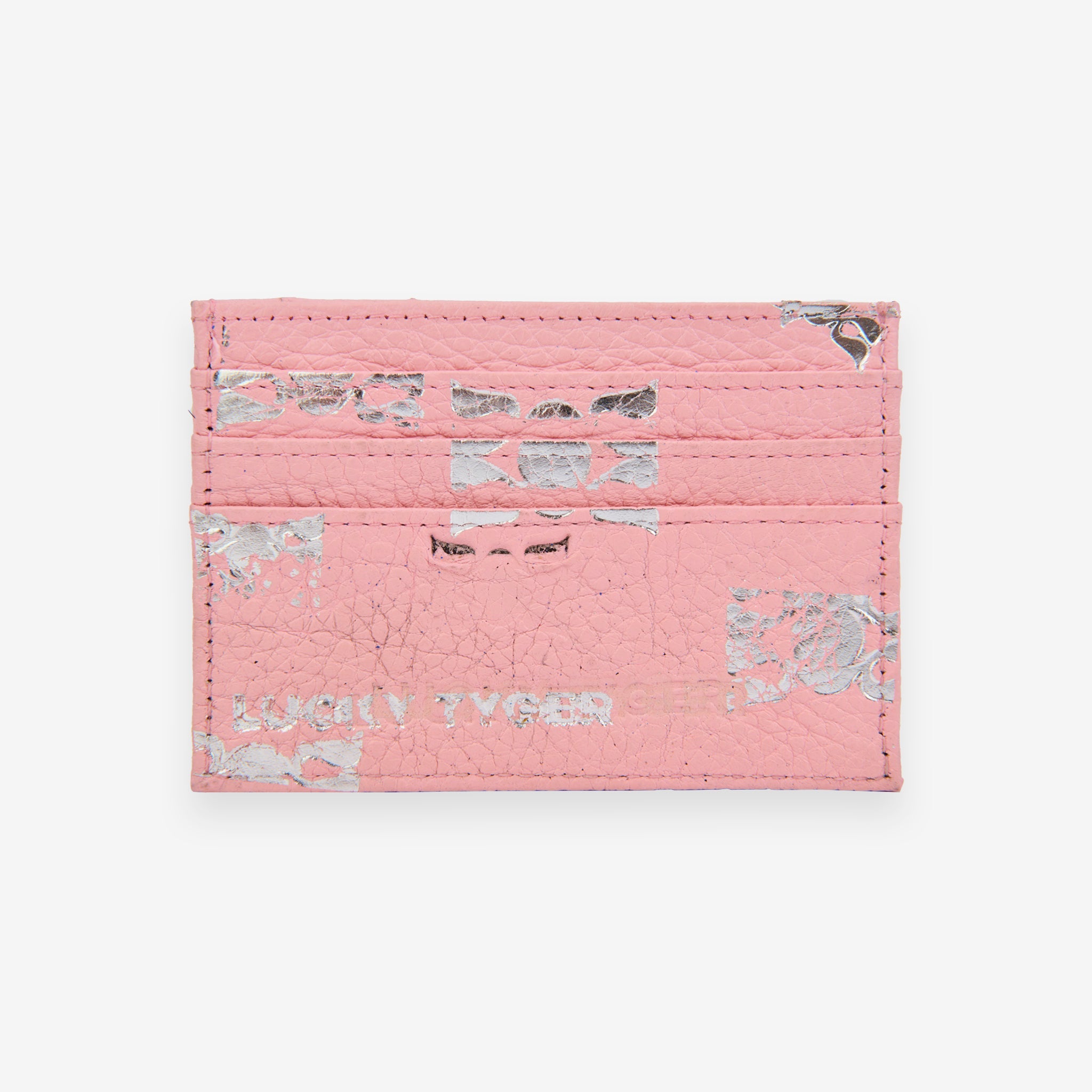 Tarjetero Estampado de Cuero Lichi - LUCKY TYGER