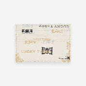 Tarjetero Estampado de Cuero Lichi - LUCKY TYGER