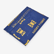 Tarjetero Estampado de Cuero Saffiano - LUCKY TYGER