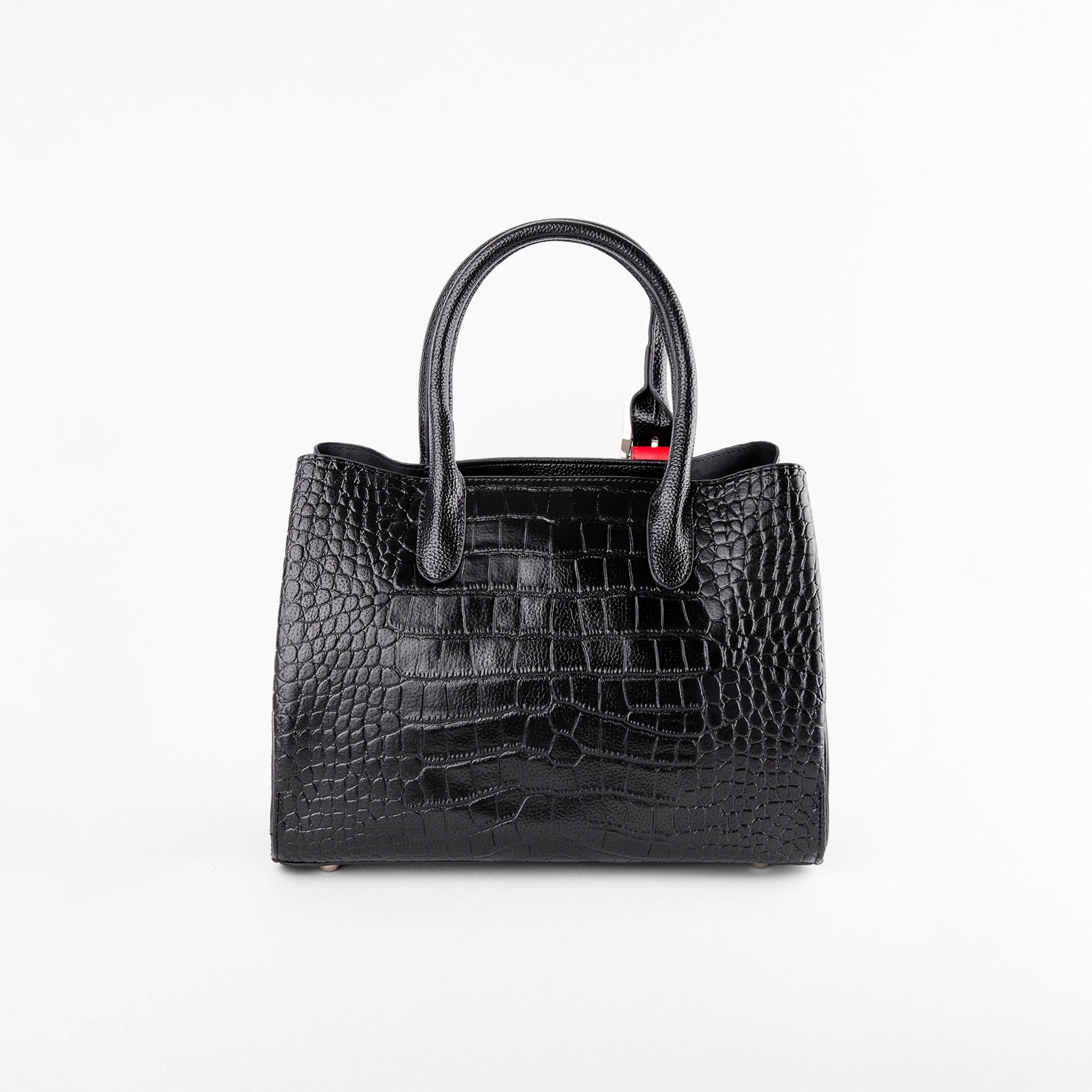 Top Handle Croco Rouge - LUCKY TYGER
